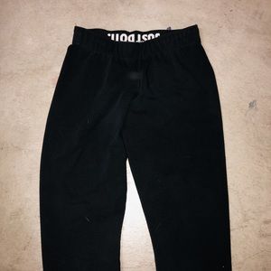 Black Nike Leggings with Swoosh